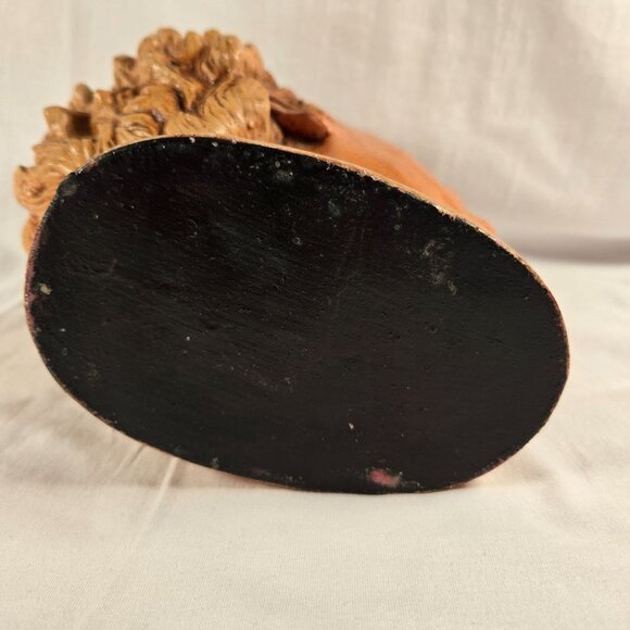 Vintage Albert Einstein Head Bust MCM Statue Chalkwear Plaster Figure‎ Esco like - Picture 9 of 12